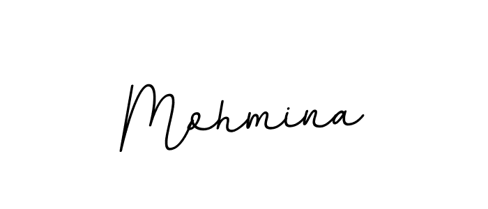 It looks lik you need a new signature style for name Mohmina. Design unique handwritten (BallpointsItalic-DORy9) signature with our free signature maker in just a few clicks. Mohmina signature style 11 images and pictures png