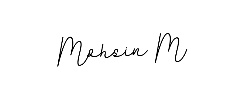 Also we have Mohsin M name is the best signature style. Create professional handwritten signature collection using BallpointsItalic-DORy9 autograph style. Mohsin M signature style 11 images and pictures png