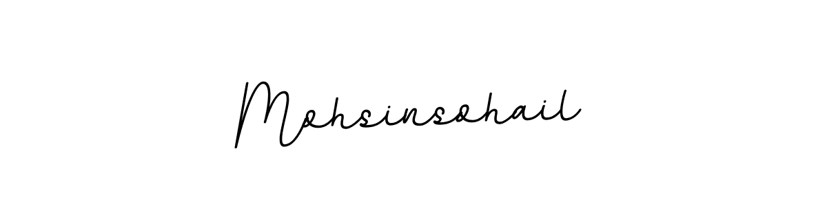 Make a beautiful signature design for name Mohsinsohail. With this signature (BallpointsItalic-DORy9) style, you can create a handwritten signature for free. Mohsinsohail signature style 11 images and pictures png