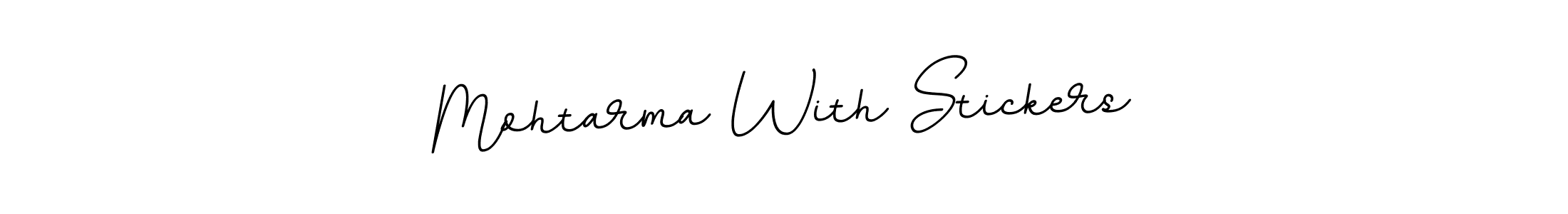 Also You can easily find your signature by using the search form. We will create Mohtarma With Stickers name handwritten signature images for you free of cost using BallpointsItalic-DORy9 sign style. Mohtarma With Stickers signature style 11 images and pictures png