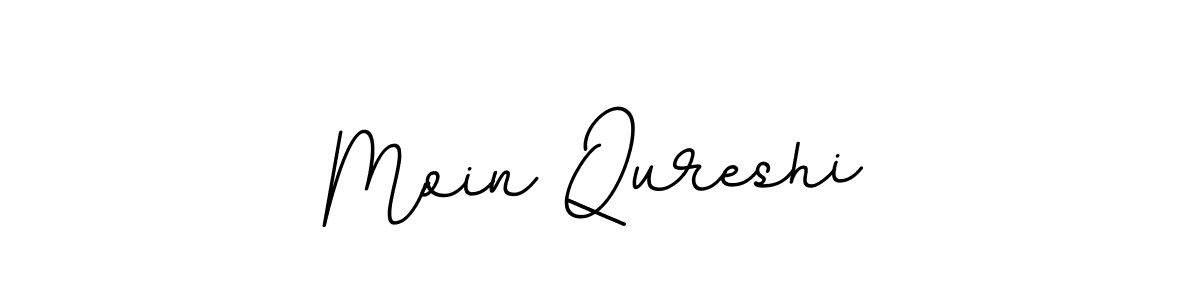 Create a beautiful signature design for name Moin Qureshi. With this signature (BallpointsItalic-DORy9) fonts, you can make a handwritten signature for free. Moin Qureshi signature style 11 images and pictures png