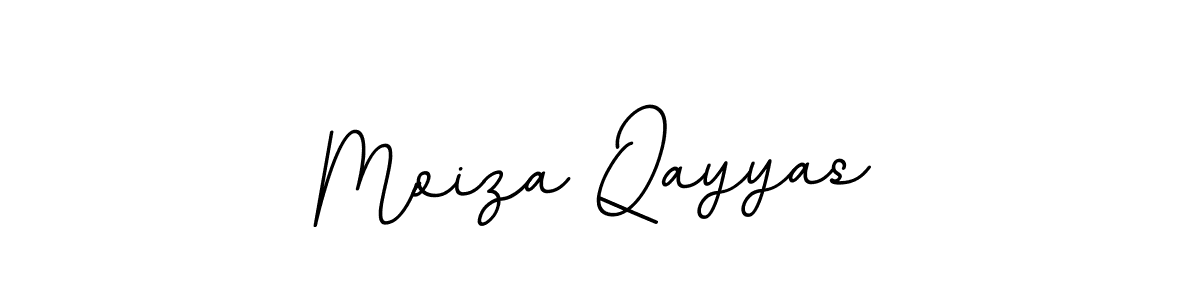 You should practise on your own different ways (BallpointsItalic-DORy9) to write your name (Moiza Qayyas) in signature. don't let someone else do it for you. Moiza Qayyas signature style 11 images and pictures png