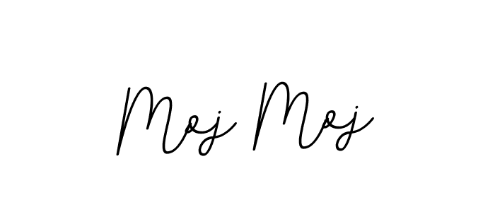 Create a beautiful signature design for name Moj Moj. With this signature (BallpointsItalic-DORy9) fonts, you can make a handwritten signature for free. Moj Moj signature style 11 images and pictures png