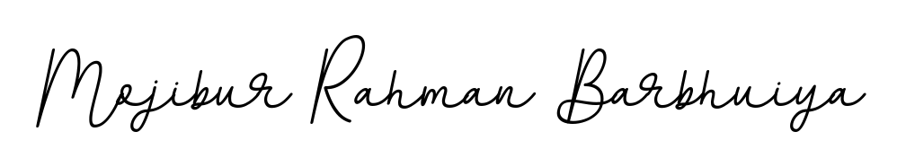 The BallpointsItalic-DORy9 handwriting style adds charm and authenticity to name Mojibur Rahman Barbhuiya. A wonderful choice for personal thank-you notes. Mojibur Rahman Barbhuiya signature style 11 images and pictures png