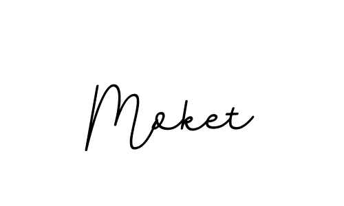 Make a beautiful signature design for name Moket. With this signature (BallpointsItalic-DORy9) style, you can create a handwritten signature for free. Moket signature style 11 images and pictures png