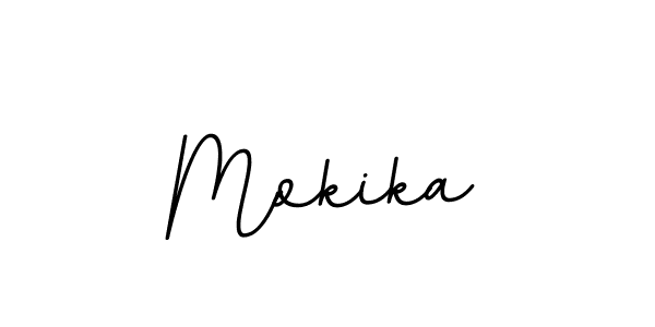 Mokika stylish signature style. Best Handwritten Sign (BallpointsItalic-DORy9) for my name. Handwritten Signature Collection Ideas for my name Mokika. Mokika signature style 11 images and pictures png