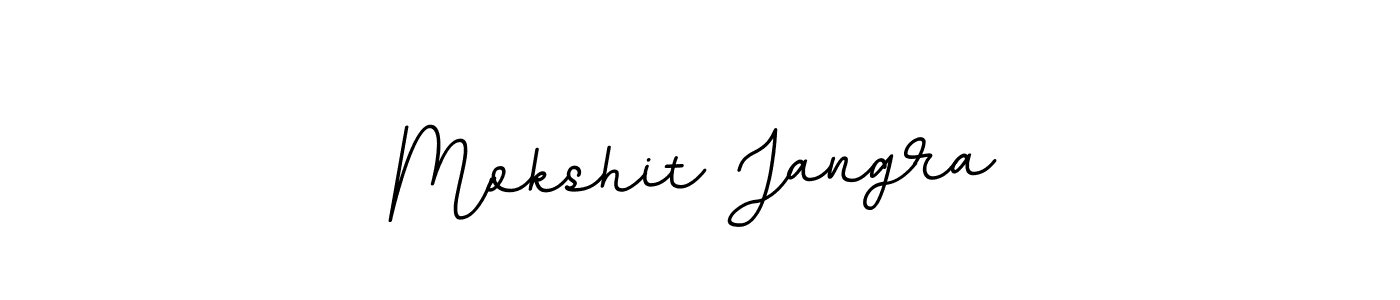 This is the best signature style for the Mokshit Jangra name. Also you like these signature font (BallpointsItalic-DORy9). Mix name signature. Mokshit Jangra signature style 11 images and pictures png