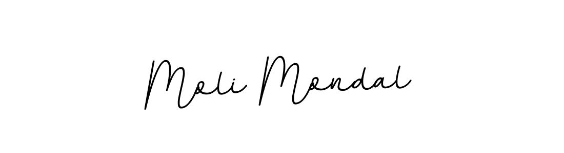 It looks lik you need a new signature style for name Moli Mondal. Design unique handwritten (BallpointsItalic-DORy9) signature with our free signature maker in just a few clicks. Moli Mondal signature style 11 images and pictures png