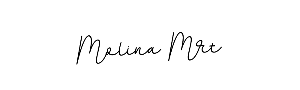 How to make Molina Mrt signature? BallpointsItalic-DORy9 is a professional autograph style. Create handwritten signature for Molina Mrt name. Molina Mrt signature style 11 images and pictures png