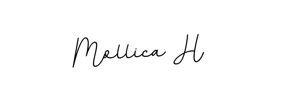 It looks lik you need a new signature style for name Mollica H. Design unique handwritten (BallpointsItalic-DORy9) signature with our free signature maker in just a few clicks. Mollica H signature style 11 images and pictures png