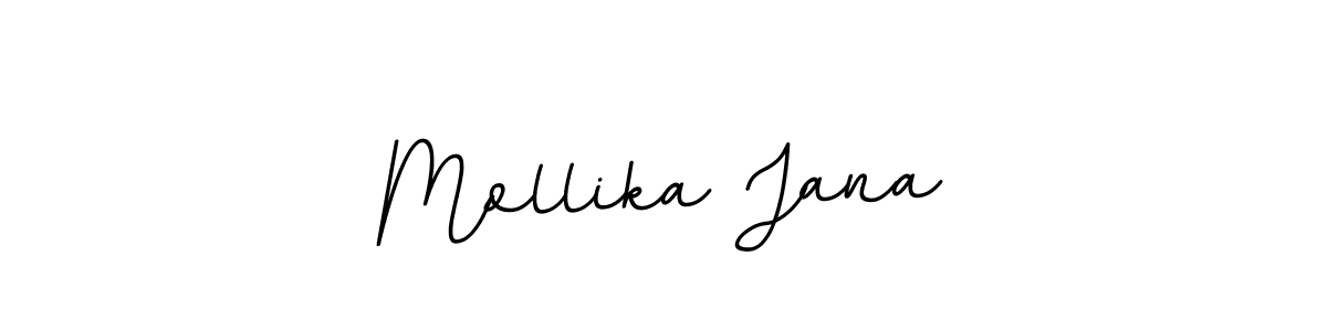 Use a signature maker to create a handwritten signature online. With this signature software, you can design (BallpointsItalic-DORy9) your own signature for name Mollika Jana. Mollika Jana signature style 11 images and pictures png