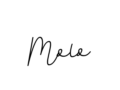 Use a signature maker to create a handwritten signature online. With this signature software, you can design (BallpointsItalic-DORy9) your own signature for name Molo. Molo signature style 11 images and pictures png