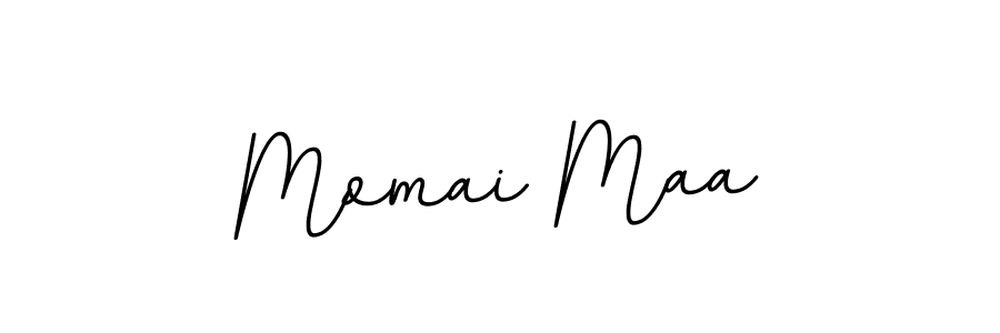 Make a beautiful signature design for name Momai Maa. With this signature (BallpointsItalic-DORy9) style, you can create a handwritten signature for free. Momai Maa signature style 11 images and pictures png