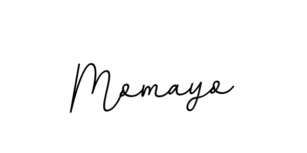How to make Momayo name signature. Use BallpointsItalic-DORy9 style for creating short signs online. This is the latest handwritten sign. Momayo signature style 11 images and pictures png