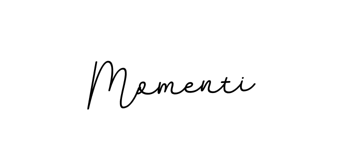 The best way (BallpointsItalic-DORy9) to make a short signature is to pick only two or three words in your name. The name Momenti include a total of six letters. For converting this name. Momenti signature style 11 images and pictures png