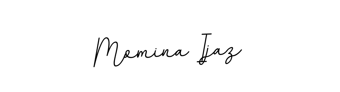 This is the best signature style for the Momina Ijaz name. Also you like these signature font (BallpointsItalic-DORy9). Mix name signature. Momina Ijaz signature style 11 images and pictures png