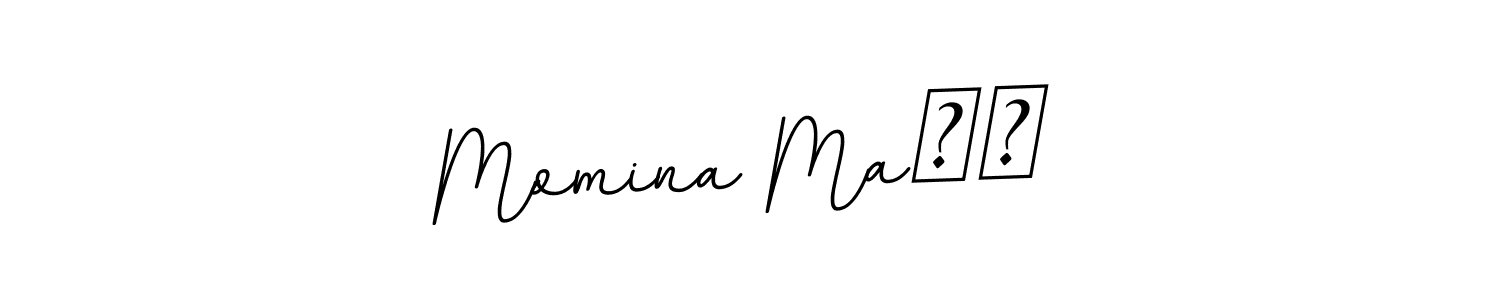 How to make Momina Ma♥️ signature? BallpointsItalic-DORy9 is a professional autograph style. Create handwritten signature for Momina Ma♥️ name. Momina Ma♥️ signature style 11 images and pictures png