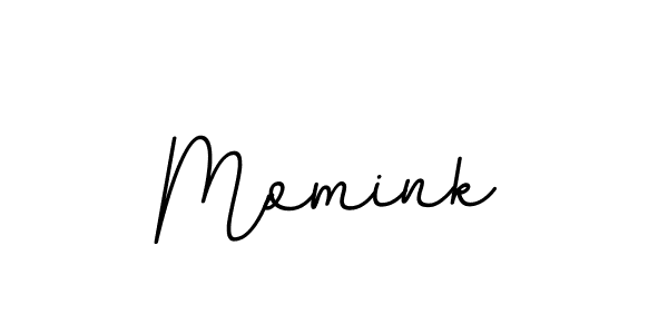Design your own signature with our free online signature maker. With this signature software, you can create a handwritten (BallpointsItalic-DORy9) signature for name Momink. Momink signature style 11 images and pictures png