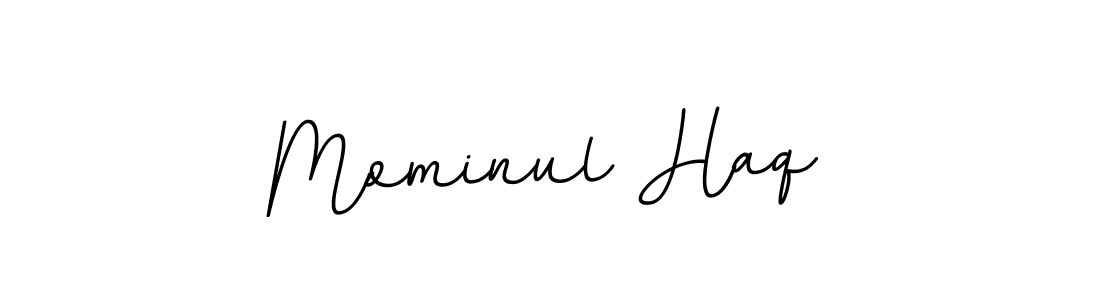 Use a signature maker to create a handwritten signature online. With this signature software, you can design (BallpointsItalic-DORy9) your own signature for name Mominul Haq. Mominul Haq signature style 11 images and pictures png