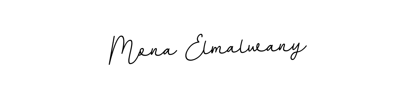 Design your own signature with our free online signature maker. With this signature software, you can create a handwritten (BallpointsItalic-DORy9) signature for name Mona Elmalwany. Mona Elmalwany signature style 11 images and pictures png