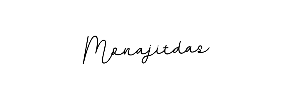 How to make Monajitdas signature? BallpointsItalic-DORy9 is a professional autograph style. Create handwritten signature for Monajitdas name. Monajitdas signature style 11 images and pictures png