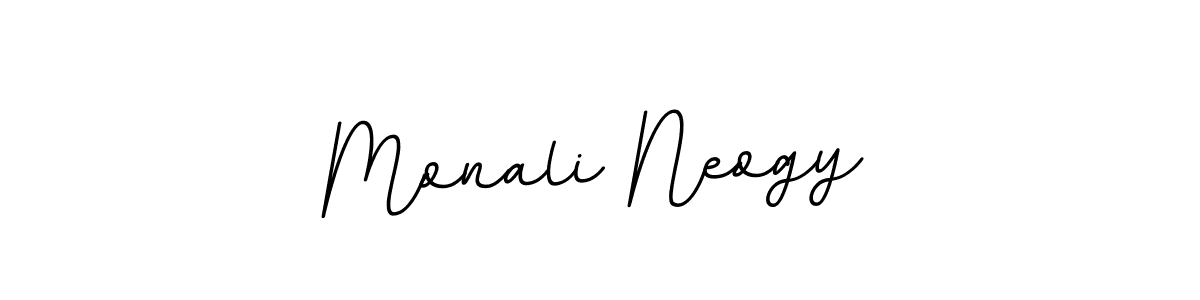 Make a beautiful signature design for name Monali Neogy. With this signature (BallpointsItalic-DORy9) style, you can create a handwritten signature for free. Monali Neogy signature style 11 images and pictures png