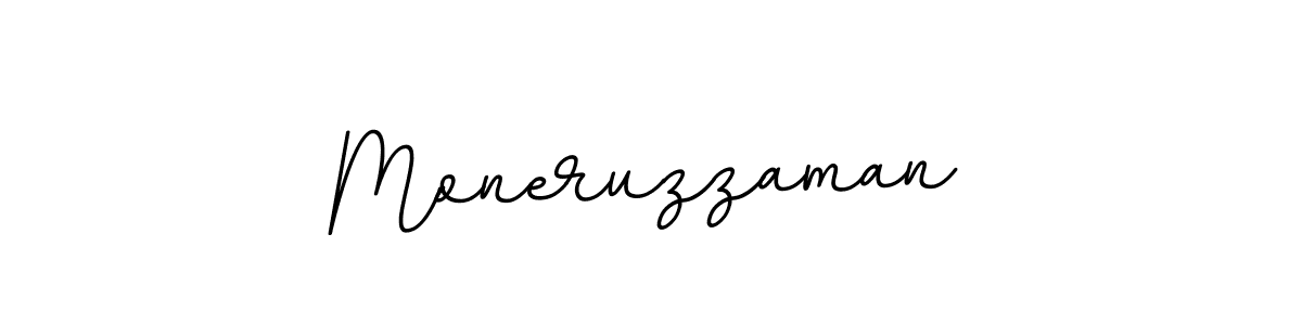 Make a beautiful signature design for name Moneruzzaman. With this signature (BallpointsItalic-DORy9) style, you can create a handwritten signature for free. Moneruzzaman signature style 11 images and pictures png