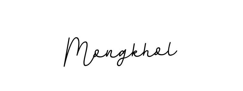 Create a beautiful signature design for name Mongkhol. With this signature (BallpointsItalic-DORy9) fonts, you can make a handwritten signature for free. Mongkhol signature style 11 images and pictures png