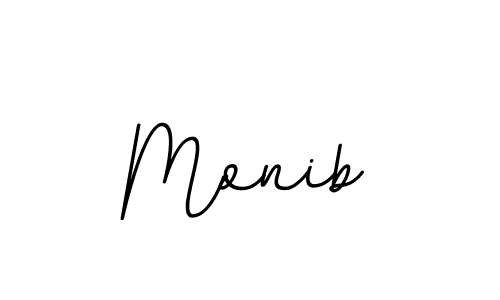 Create a beautiful signature design for name Monib. With this signature (BallpointsItalic-DORy9) fonts, you can make a handwritten signature for free. Monib signature style 11 images and pictures png