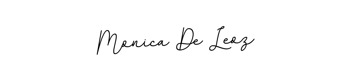 It looks lik you need a new signature style for name Monica De Leoz. Design unique handwritten (BallpointsItalic-DORy9) signature with our free signature maker in just a few clicks. Monica De Leoz signature style 11 images and pictures png