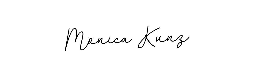 Make a beautiful signature design for name Monica Kunz. With this signature (BallpointsItalic-DORy9) style, you can create a handwritten signature for free. Monica Kunz signature style 11 images and pictures png