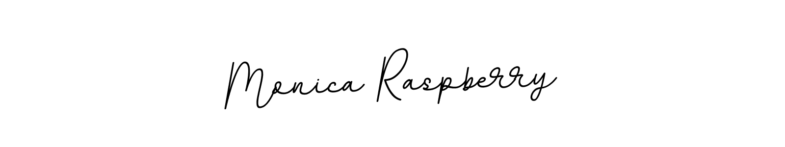 Create a beautiful signature design for name Monica Raspberry. With this signature (BallpointsItalic-DORy9) fonts, you can make a handwritten signature for free. Monica Raspberry signature style 11 images and pictures png