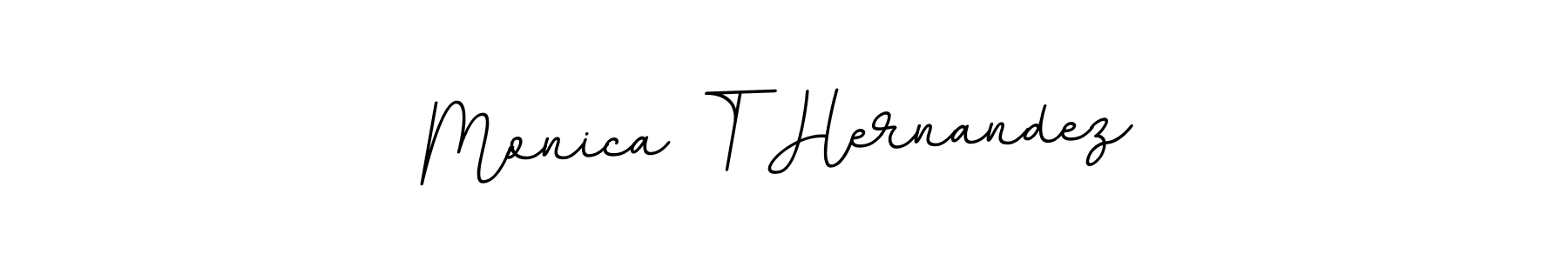 This is the best signature style for the Monica T Hernandez name. Also you like these signature font (BallpointsItalic-DORy9). Mix name signature. Monica T Hernandez signature style 11 images and pictures png