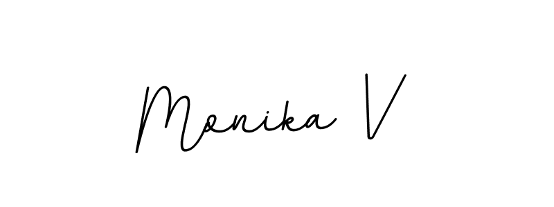 This is the best signature style for the Monika V name. Also you like these signature font (BallpointsItalic-DORy9). Mix name signature. Monika V signature style 11 images and pictures png