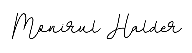 Personalize your online presence with Monirul Halder signature rendered in elegant BallpointsItalic-DORy9 font. Great for website footers and blogs. Monirul Halder signature style 11 images and pictures png