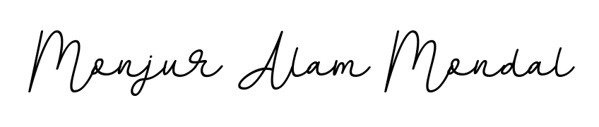 Express your personality with a custom Monjur Alam Mondal signature crafted with BallpointsItalic-DORy9 typography. Free transparent PNG download available. Monjur Alam Mondal signature style 11 images and pictures png
