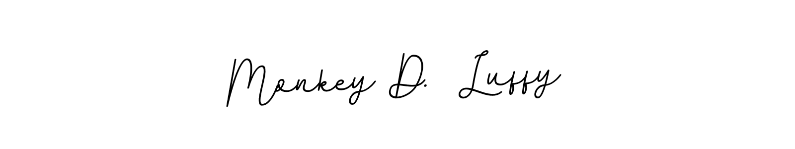 Design your own signature with our free online signature maker. With this signature software, you can create a handwritten (BallpointsItalic-DORy9) signature for name Monkey D.  Luffy. Monkey D.  Luffy signature style 11 images and pictures png