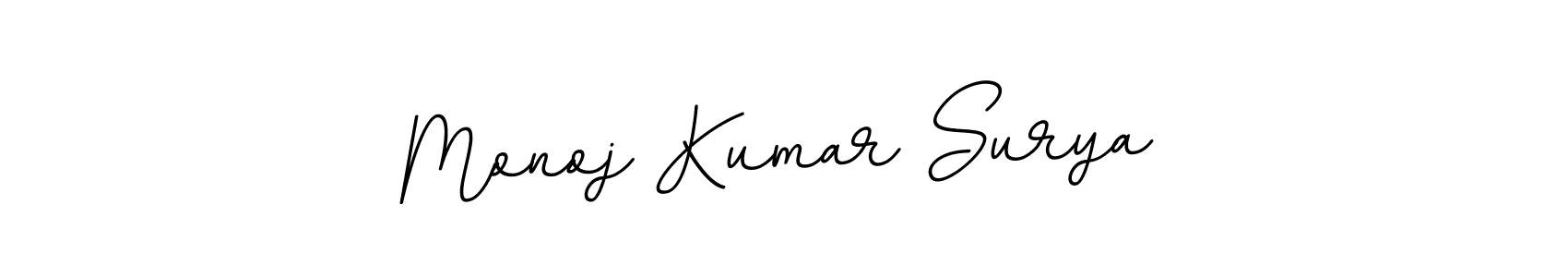 Also we have Monoj Kumar Surya name is the best signature style. Create professional handwritten signature collection using BallpointsItalic-DORy9 autograph style. Monoj Kumar Surya signature style 11 images and pictures png