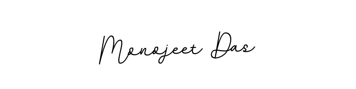 How to make Monojeet Das name signature. Use BallpointsItalic-DORy9 style for creating short signs online. This is the latest handwritten sign. Monojeet Das signature style 11 images and pictures png