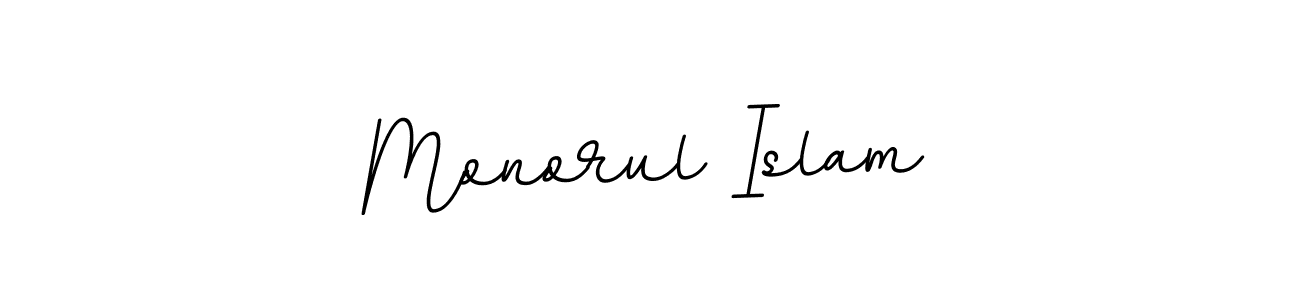 Design your own signature with our free online signature maker. With this signature software, you can create a handwritten (BallpointsItalic-DORy9) signature for name Monorul Islam. Monorul Islam signature style 11 images and pictures png