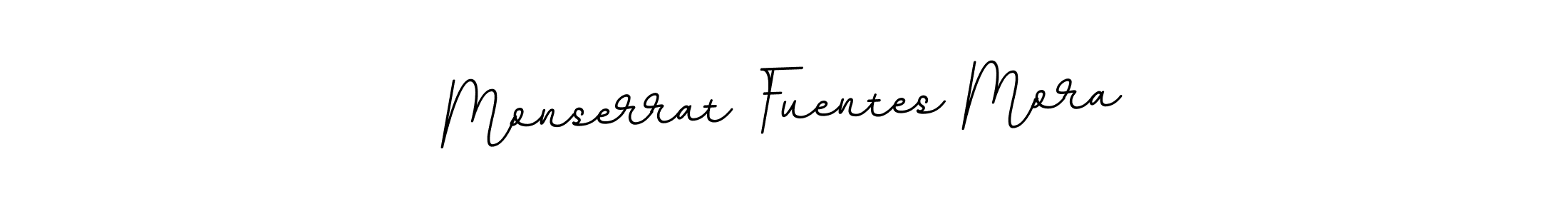 How to make Monserrat Fuentes Mora name signature. Use BallpointsItalic-DORy9 style for creating short signs online. This is the latest handwritten sign. Monserrat Fuentes Mora signature style 11 images and pictures png