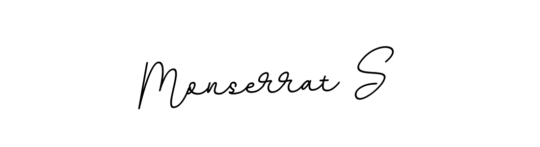 Make a beautiful signature design for name Monserrat S. Use this online signature maker to create a handwritten signature for free. Monserrat S signature style 11 images and pictures png