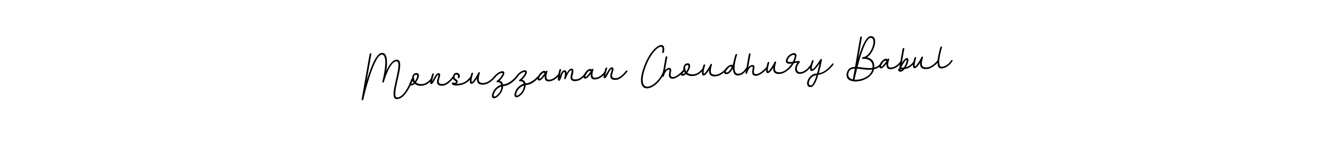 How to make Monsuzzaman Choudhury Babul signature? BallpointsItalic-DORy9 is a professional autograph style. Create handwritten signature for Monsuzzaman Choudhury Babul name. Monsuzzaman Choudhury Babul signature style 11 images and pictures png