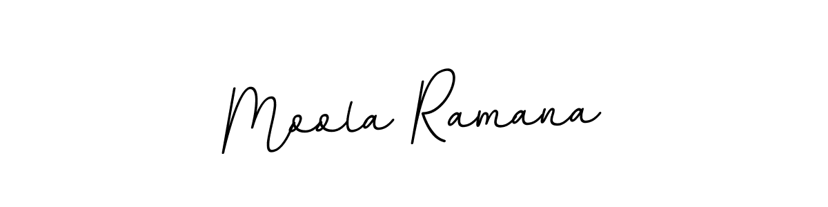 Moola Ramana stylish signature style. Best Handwritten Sign (BallpointsItalic-DORy9) for my name. Handwritten Signature Collection Ideas for my name Moola Ramana. Moola Ramana signature style 11 images and pictures png