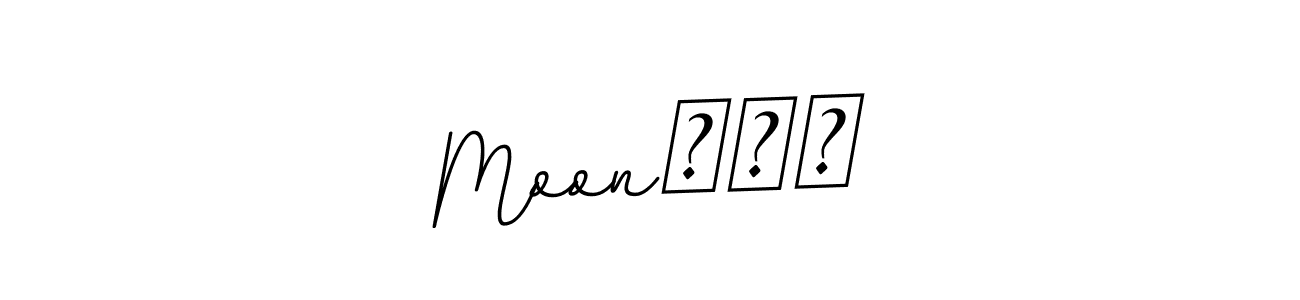 It looks lik you need a new signature style for name Moon✨♥️. Design unique handwritten (BallpointsItalic-DORy9) signature with our free signature maker in just a few clicks. Moon✨♥️ signature style 11 images and pictures png