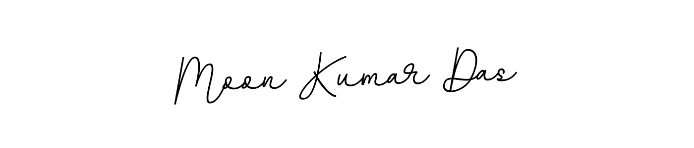 The best way (BallpointsItalic-DORy9) to make a short signature is to pick only two or three words in your name. The name Moon Kumar Das include a total of six letters. For converting this name. Moon Kumar Das signature style 11 images and pictures png