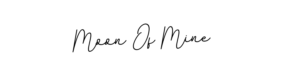 Moon Of Mine stylish signature style. Best Handwritten Sign (BallpointsItalic-DORy9) for my name. Handwritten Signature Collection Ideas for my name Moon Of Mine. Moon Of Mine signature style 11 images and pictures png
