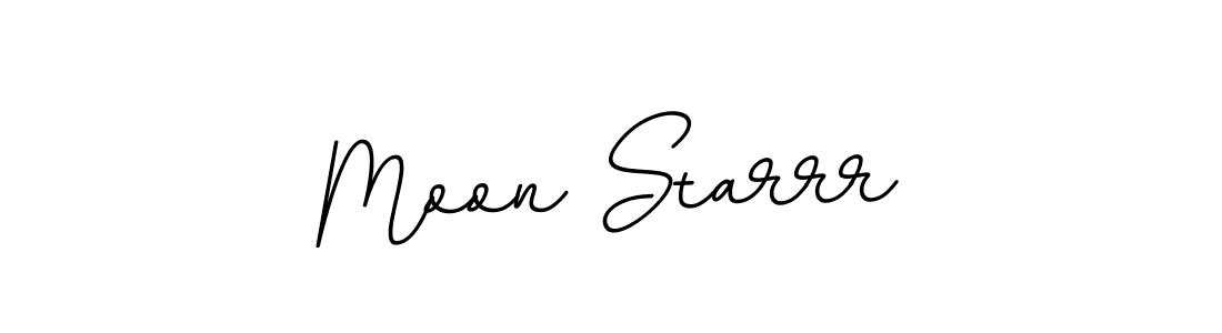 You should practise on your own different ways (BallpointsItalic-DORy9) to write your name (Moon Starrr) in signature. don't let someone else do it for you. Moon Starrr signature style 11 images and pictures png