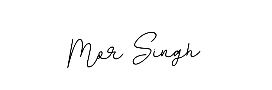 Use a signature maker to create a handwritten signature online. With this signature software, you can design (BallpointsItalic-DORy9) your own signature for name Mor Singh. Mor Singh signature style 11 images and pictures png