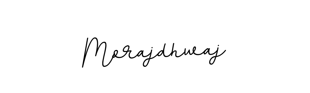 Use a signature maker to create a handwritten signature online. With this signature software, you can design (BallpointsItalic-DORy9) your own signature for name Morajdhwaj. Morajdhwaj signature style 11 images and pictures png
